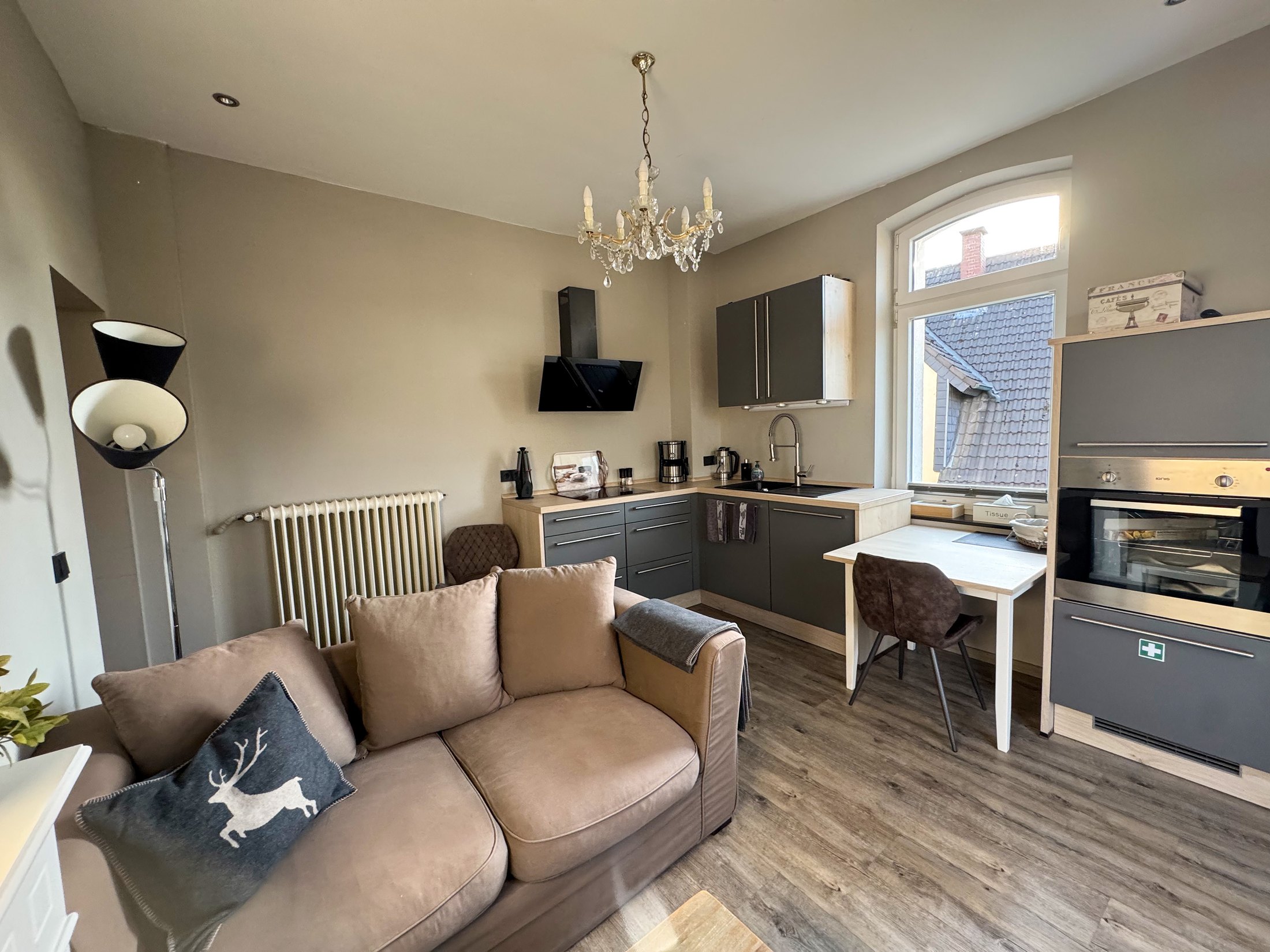 Wohnzimmer Businessappartment